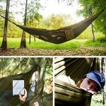 COVACURE Ultralight Camping Hammock with Mosquito Net