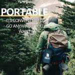 COVACURE Ultralight Camping Hammock with Tree Straps