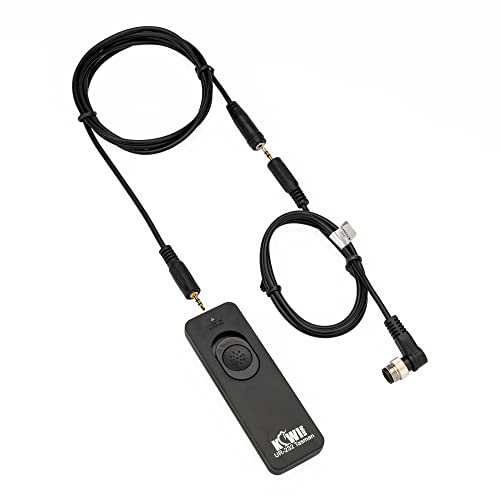 Kiwifotos MC-30 Remote Control Shutter Release Cord for Nikon D850 D500 D5 D810 D810A D800 D700 D4s D4 D3 D3s D3X D2H D2X D2Hs D2Xs D300s D300 D200 D100 and Other Nikon Camera with 10-Pin Connection by Kiwifotos
