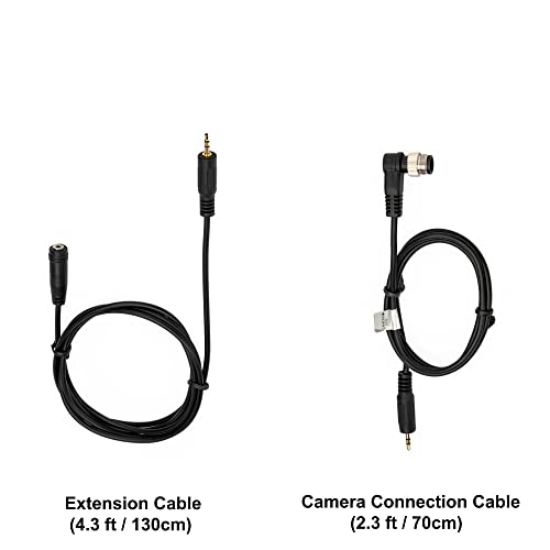 Kiwifotos MC-30 Remote Control Shutter Release Cord for Nikon D850 D500 D5 D810 D810A D800 D700 D4s D4 D3 D3s D3X D2H D2X D2Hs D2Xs D300s D300 D200 D100 and Other Nikon Camera with 10-Pin Connection by Kiwifotos