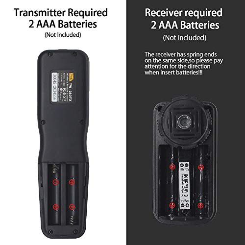 Remote Shutter Compatible for Canon, PIXEL Wireless Shutter Release Timer Remote Control E3/N3 Compatible for Canon Eos 1D 5D Mark IV 5D 6D 7D Mark R5 R6 50D 40D 30D 20D 10D D60 RP XT T7i 500D 90D by PIXEL