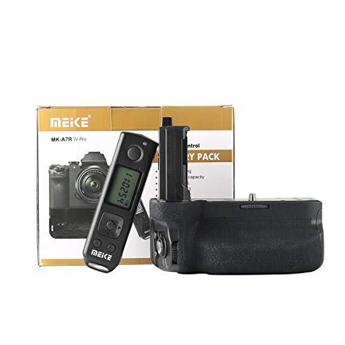 Meike MK-A7R IV PRO Professional Battery Grip with 2.4G 100-Meter to Remote Control Compatible with Sony A7IV A7R IV A9II A7SIII from Meike