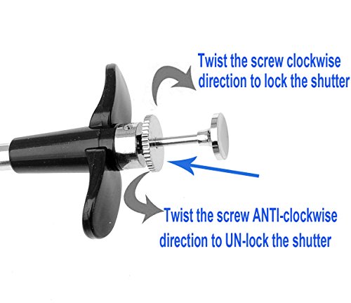 Fotasy 100cm Mechanical Cable Shutter Release with Bulb-Lock for Fujifilm X10 X20 X30 X100s X100t X-Pro1 X-Pro2 X-E1 X-E2, Leica M6 M7 M8 and Nikon Df F4 FM2 F3 FE FM3a F80, Threaded Release Cable from Fotasy