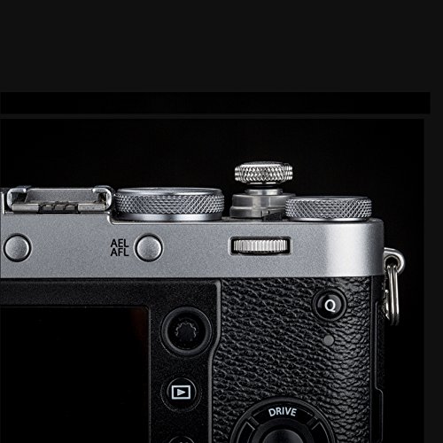 JJC Camera Soft Release Button, Shutter Button for Fuji Fujifilm X-T5 X-T4 X-T3 X-T30 X-T30 II X-T20 X-PRO3 X100V X100F X-E4 X-E3 Sony RX1R II RX10 IV III Leica M10 M9 Nikon Df F3 from JJC