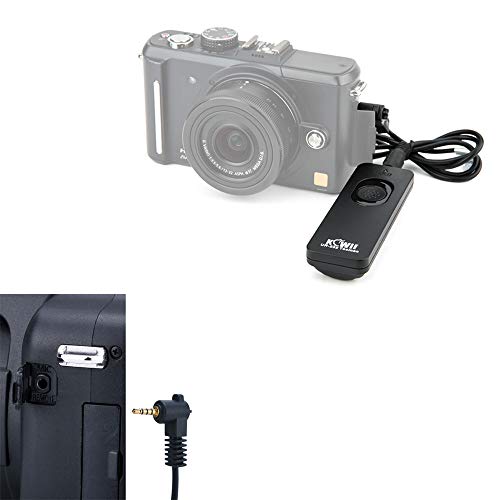 Kiwifotos DMW-RSL1 Remote Control Shutter Release Cord for Panasonic G7 G9 G85 GH6 GH5 GH5S GH4 S5 S1 S1R S1H GX8 GX7 FZ300 FZ1000 II FZ2500 FZ200 FZ150 FZ100 FZ50 G6 G5 G3 G2 GH3 GH2 Camera and More by Kiwifotos