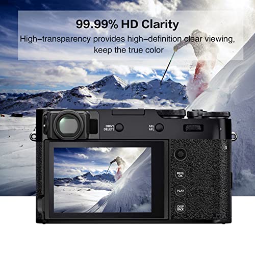 Rieibi (3 Packs) Screen Protector for Fujifilm Instax Mini EVO X-Pro1 Digital Camera, 0.25mm 9H Hardness Tempered Glass Film for Fuji XPRO1 X-Pro 1 Anti-Fingerprint Anti-Scratch Ultra-clear from Rieibi