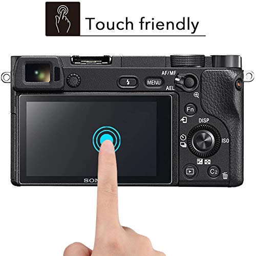 Screen Protector Compatible with Sony Alpha a7RIII a7RIV A7R3 A9 A7RII A7SII A77II RX100 Camera, QIBOX Tempered Glass Screen Guard Full Coverage Edge to Edge[3 Pack], Not for A7IV Camera from QIBOX