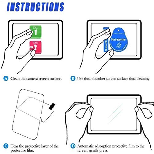 Screen Protector Compatible with Sony Alpha a7RIII a7RIV A7R3 A9 A7RII A7SII A77II RX100 Camera, QIBOX Tempered Glass Screen Guard Full Coverage Edge to Edge[3 Pack], Not for A7IV Camera from QIBOX