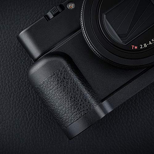 Dedicated Metal Hand Grip L Bracket for Sony RX100 VII RX100M7 Anti-Slip Holder, No Blocking to HDMI Multi Microphone Jack & Battery Memory Card Compartment, Replaces Sony AGR2 Attachment Grip by Jinjiacheng Photography Equipment Co.,Ltd.