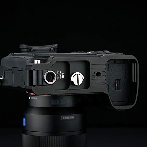 JJC Metal Camera Extension Hand Grip Holder for Sony A7R V A7RV A7III A7II A7M3 A7M2 A7S3 A7SIII A7RIV A7R4 A7RIII II A7R3 A7R2 A7SII A9 Camera Arca Swiss Quick Release Tripod Plate by Jinjiacheng Photography Equipment Co.,Ltd.