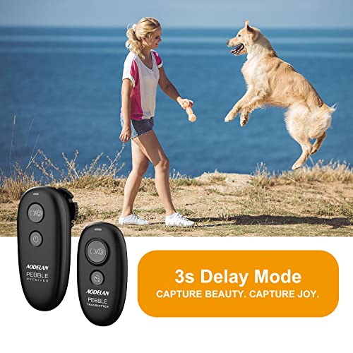 for Nikon Remote Shutter Release,Wireless Camera Remote for Nikon D5600,D850,D5300,Z6,Z7,D800,Coolpix P1000,D750,D7200, D7500, Replaces Nikon MC-DC2 and MC-30A by AODELAN