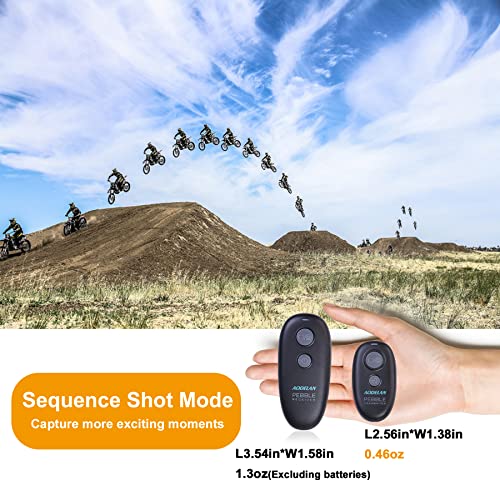 for Nikon Remote Shutter Release,Wireless Camera Remote for Nikon D5600,D850,D5300,Z6,Z7,D800,Coolpix P1000,D750,D7200, D7500, Replaces Nikon MC-DC2 and MC-30A by AODELAN