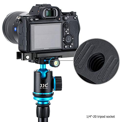 JJC Metal Camera Extension Hand Grip Holder for Sony A7R V A7RV A7III A7II A7M3 A7M2 A7S3 A7SIII A7RIV A7R4 A7RIII II A7R3 A7R2 A7SII A9 Camera Arca Swiss Quick Release Tripod Plate by Jinjiacheng Photography Equipment Co.,Ltd.