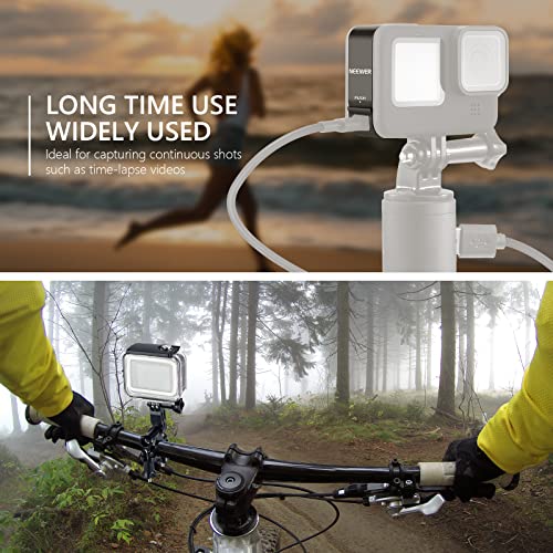 NEEWER Protective Cover Replacement Door Compatible with GoPro Hero 11 Hero 10 Hero 9 Black, Battery Charging Door Vlog Accessory Compatible with GoPro 11 10 9 Action Camera Battery, ST19 by NEEWER