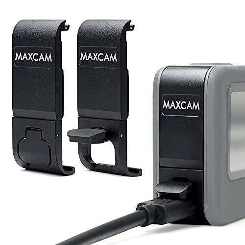 MAXCAM Aluminum Alloy Battery Cover Door for GoPro HERO11/HERO10/HERO9 Black by MAXCAM