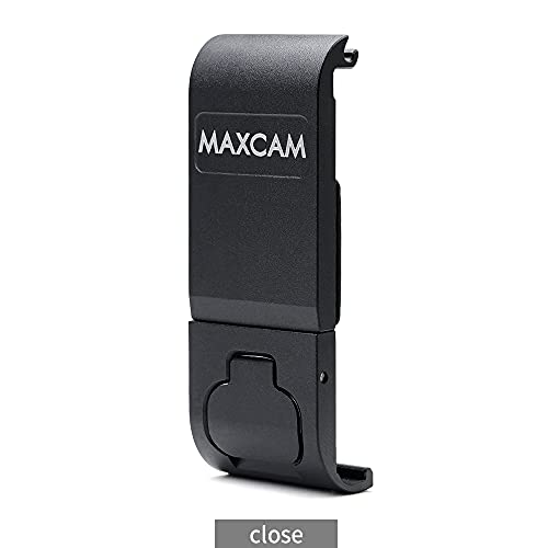 MAXCAM Aluminum Alloy Battery Cover Door for GoPro HERO11/HERO10/HERO9 Black by MAXCAM