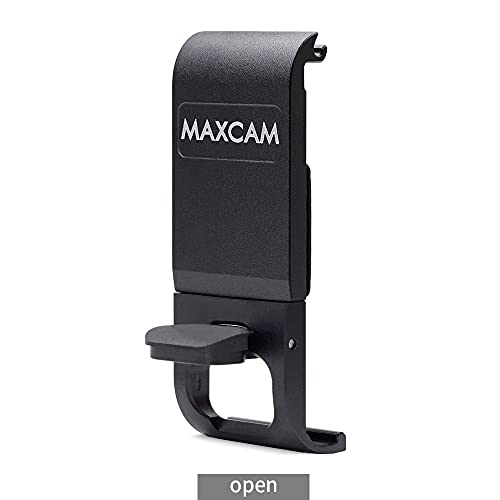 MAXCAM Aluminum Alloy Battery Cover Door for GoPro HERO11/HERO10/HERO9 Black by MAXCAM