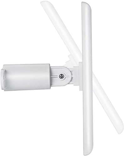 Wasserstein Solar Panel Compatible with Ring Spotlight Cam Battery, Ring Stick Up Cam Battery - Incompatible with Spotlight Cam Plus, Spotlight Cam Pro - 2W 5V, Barrel Plug Connector (3 Pack, White) by Wasserstein