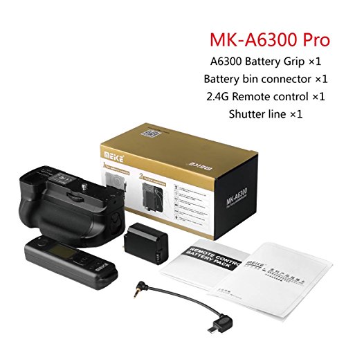 Meike MK-A6300 PRO Built-in Remote Controller Up to 100M to Control Shooting for Sony A6100 A6400 A6300 A6000 Cameras by HK Meike
