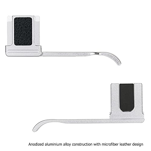 JJC Deluxe Metal Thumb Up Grip for Fujifilm Fuji X-E4 XE4 X-E3 XE3 X100V X100F X100T Thumb Rest Support/Silver by Jinjiacheng Photography Equipment Co.,Ltd.