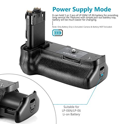 Neewer Battery Grip for 5D Mark IV Camera, Replacement for BG-E20, Compatible with LP-E6 LP-E6N Batteries from Neewer