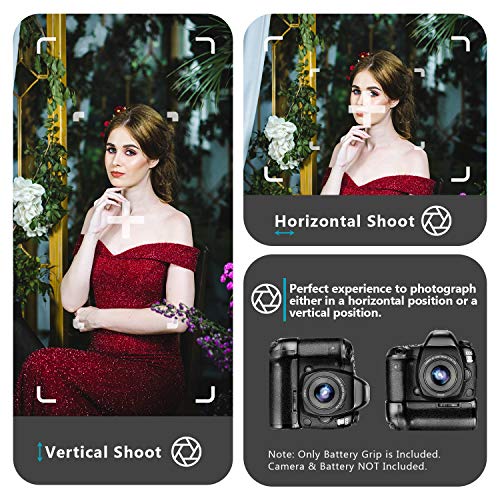 Neewer Battery Grip for 5D Mark IV Camera, Replacement for BG-E20, Compatible with LP-E6 LP-E6N Batteries from Neewer