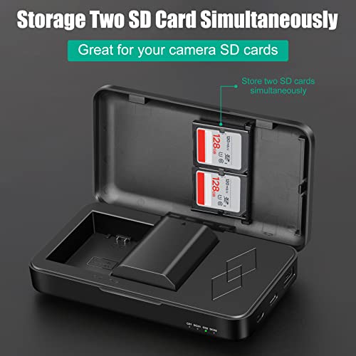 JYJZPB NP-FZ100 Battery Replacement and A7iii Battery Charger for Sony A7 III, Sony Alpha A7R III, A7R IV, A9, A6600, Alpha 9S, A7R3 A7S III, A7R III Battery, 2 Packs by JYJZPB