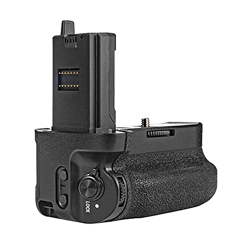 Battery Grip for Sony A7IV A9II A7RIV Camera, Replacement for Sony VG-C4EM,Used to Replace FZ100 Rechargeable Lithium-ion Battery from happypopo