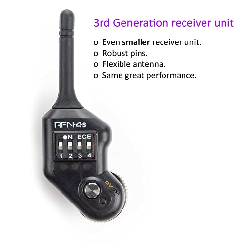 RFN-4s Wireless Remote Shutter Release for Nikon DSLR with MC30 Type Connection (Nikon D200, D300, D300s, D500, D700, D800, D800E, D810, D1, D2, D3, D3x, D3s, D4, D5) - Transmitter and Receiver Set from SMDV