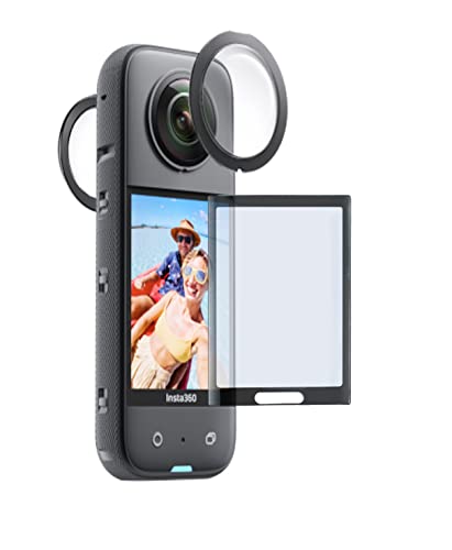 VGSION Sticky Lens Guard for Insta360 One X3 with Screen Protector from VG