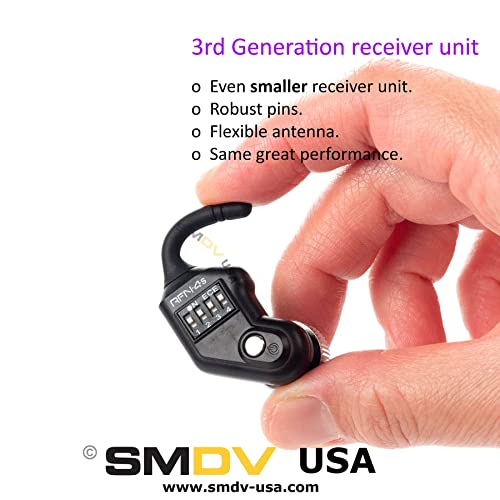 RFN-4s Wireless Remote Shutter Release for Nikon DSLR with MC30 Type Connection (Nikon D200, D300, D300s, D500, D700, D800, D800E, D810, D1, D2, D3, D3x, D3s, D4, D5) - Transmitter and Receiver Set from SMDV