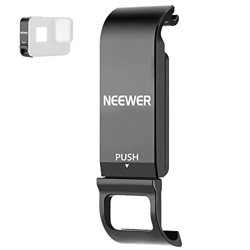 Neewer Removable Battery Cover Type-C Charging Port Adapter Aluminum Alloy Replacement Door Compatible with GoPro Hero 8 Black â ST18 by NEEWER