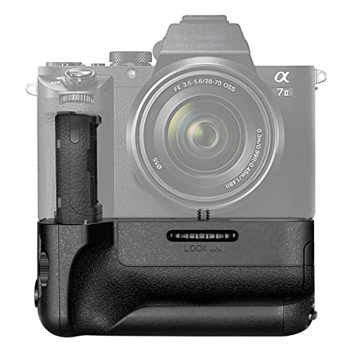 Neewer Vertical Battery Grip Replacement, Compatible with Sony VG-C2EM Works with NP-FW50 Battery for Sony A7 II A7S II and A7R II Cameras (Battery NOT Included) by Neewer