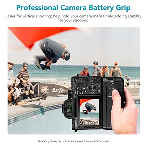 Neewer Vertical Battery Grip Replacement, Compatible with Sony VG-C2EM Works with NP-FW50 Battery for Sony A7 II A7S II and A7R II Cameras (Battery NOT Included) by Neewer