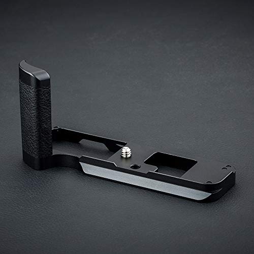 JJC Dedicated Metal Hand Grip L Bracket Anti-Slid Holder for Fujifilm Fuji X100V X100F Camera, Arca Swiss Type Quick Release Tripod Plate Design w/Battery Compartment Opening from Jinjiacheng Photography Equipment Co.,Ltd.