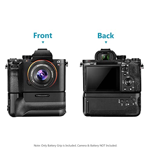 Neewer Vertical Battery Grip Replacement, Compatible with Sony VG-C2EM Works with NP-FW50 Battery for Sony A7 II A7S II and A7R II Cameras (Battery NOT Included) by Neewer