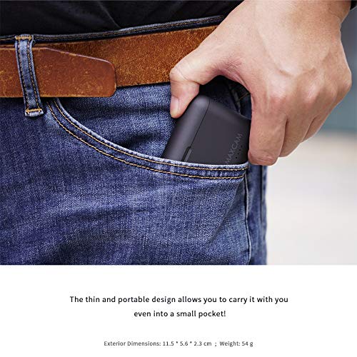 MAXCAM Power Triple Battery Charger for GoPro HERO11/HERO10/HERO9 Enduro Battery Black by MAXCAM