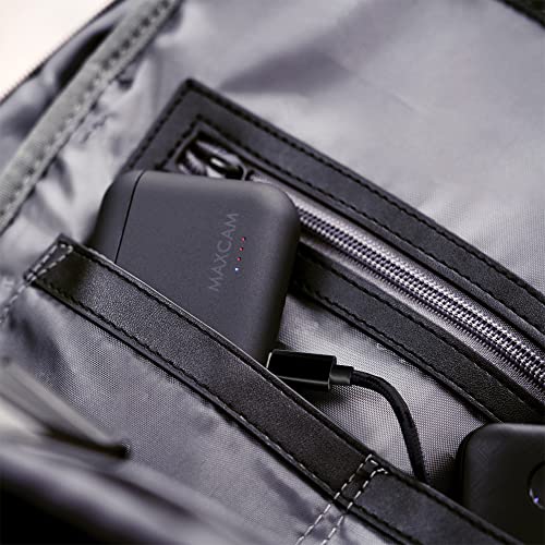 MAXCAM Power Triple Battery Charger for GoPro HERO11/HERO10/HERO9 Enduro Battery Black by MAXCAM