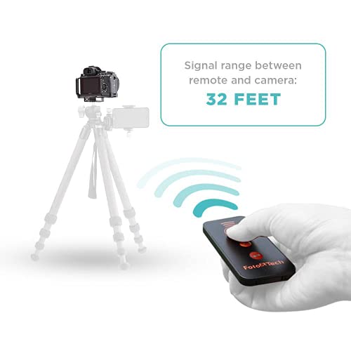 Foto&Tech IR Wireless Remote Control Compatible with Sony A7R IV III II,A7III A9 A7 II A7 A7R A7S A6600 A6500 A6400 A6300 A6000 A55 A65 A77 A99 A900 A700 A580 A560 A550 A500 NEX-7 NEX-6 NEX5T NEX-5R by FOTO&TECH