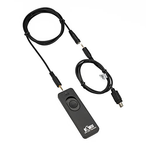 Kiwifotos MC-DC2 Remote Switch Shutter Release Cord for Nikon Z7 Z7II Z6 Z6II Z5 D750 D780 P1000 D7500 D7200 D5600 D5500 D5300 D5200 D5100 D5000 D3300 D3200 D7000 D7100 D610 D600 & More Nikon Camera from Kiwifotos