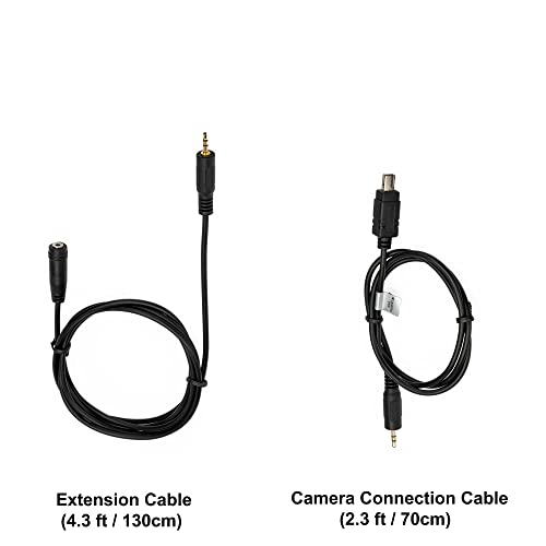 Kiwifotos MC-DC2 Remote Switch Shutter Release Cord for Nikon Z7 Z7II Z6 Z6II Z5 D750 D780 P1000 D7500 D7200 D5600 D5500 D5300 D5200 D5100 D5000 D3300 D3200 D7000 D7100 D610 D600 & More Nikon Camera from Kiwifotos