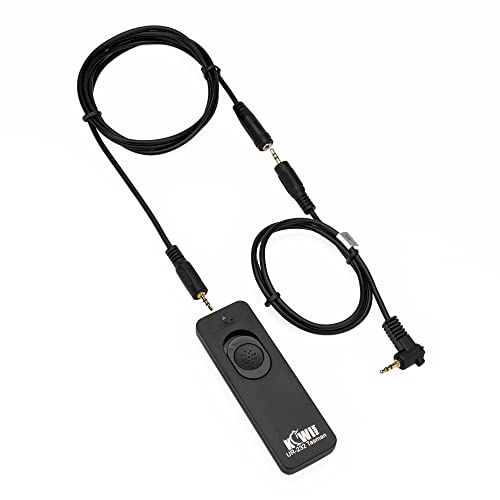Kiwifotos RS-60E3 Remote Switch Shutter Release Cord for Canon EOS Rebel T6 T7 T5 T8i T7i T6s T6i T5i T4i SL3 SL2 SL1,EOS 90D 80D 70D 77D 60D R R6 Mark II R6 R7 R10 RP M5 M6 Mark II SX70 SX60 & More from Kiwifotos