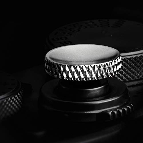 Camera Shutter Button (2 Pack/Silver) Upscale and Delicate Soft Shutter Release Button from AJART