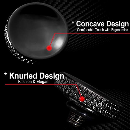 Camera Shutter Button (2 Pack/Black) Upscale and Delicate Soft Shutter Release Button by AJART