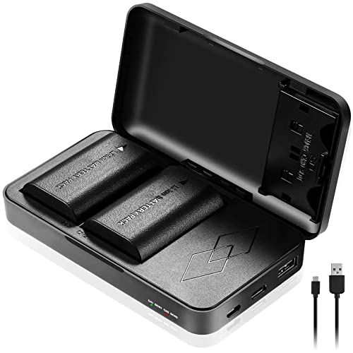 JYJZPB LP-E6N LP-E6 Battery Charger Case, 2 Pack LP-E6 Batteries Compatible with Canon 5D Mark II, III, 5D Mark IV, 5DS, 5DS R, 60D, 6D Mark II, 7D, 7D Mark II, 70D, 80D Digital Cameras from Shenzhen Number King Tech Co., Ltd.