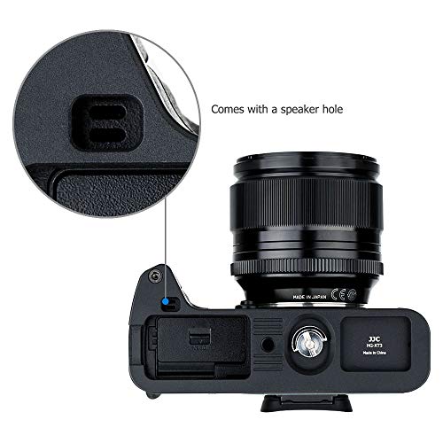 JJC Metal Hand Grip L Bracket Holder for Fujifilm Fuji X-T3 XT3 X-T2 XT2 Camera, Arca Swiss Type Quick Release Plate, Replaces Fujifilm MHG-XT3 MHG-XT2 Handgrip (Not Compatible with X-T4 XT4) by Jinjiacheng Photography Equipment Co.,Ltd.