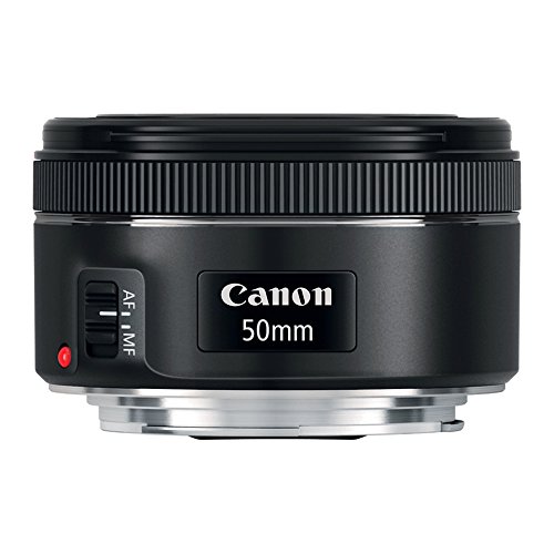 Canon EF 50mm f/1.8 STM Lens + 3pc Filter Kit + Lens Pen + Blower + Hood + Lens Pouch + Cap Keeper by Canon, Inc