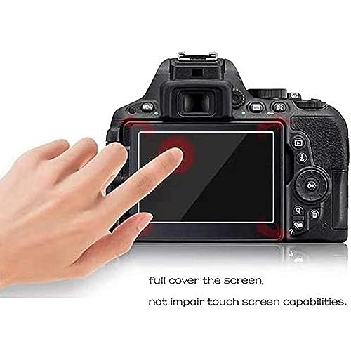 Alpha ZV-E10 Screen Protector for Sony Alpha ZV-E10 Mirrorless Vlog Camera Film Cover (3 Pack), PCTC 0.3mm 9H Hardness Tempered Glass Flim Anti-Scrach Anti-Fingerprint Anti-Bubble Anti-Water, 2* Hot Shoe Cap Cover Easy to Install from haojiao