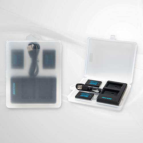 BESTON 2-Pack LP-E12 Battery Pack and Rapid USB Charger for Canon EOS M M2 M10, M50, M50 Mark II, M100 M200, Rebel SL1, PowerShot SX70 HS Cameras from BESTON