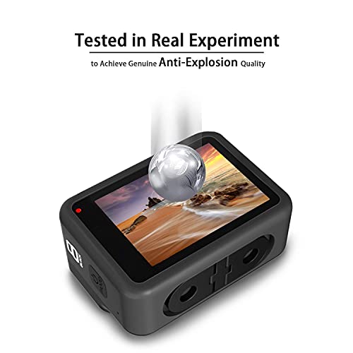 [6pcs] FINEST+ Screen Protector for GoPro Hero 8 Black Tempered Glass Screen Protector + Tempered Glass Lens Protector +Small Display Film for Go Pro Hero8 Action Camera by FINEST+